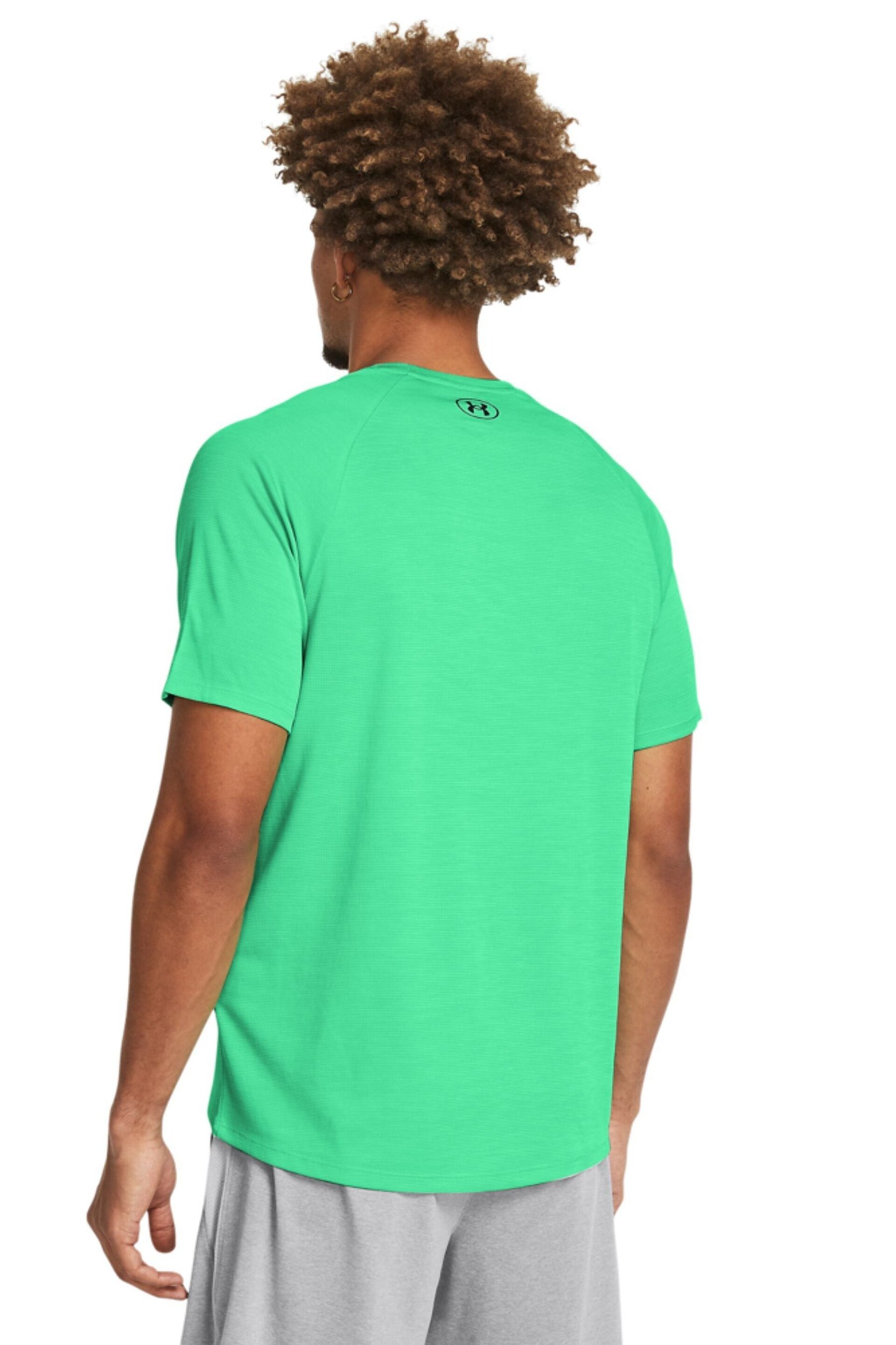 Under Armour Olive Green Tech Short Sleeve Crew T-Shirt - Image 2 of 2