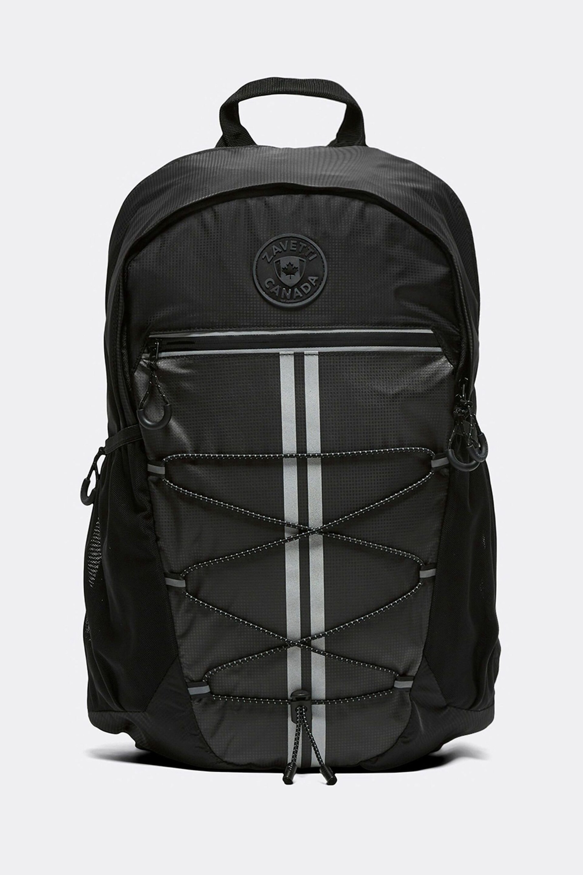 Zavetti Canada Diementro Black Backpack - Image 1 of 6