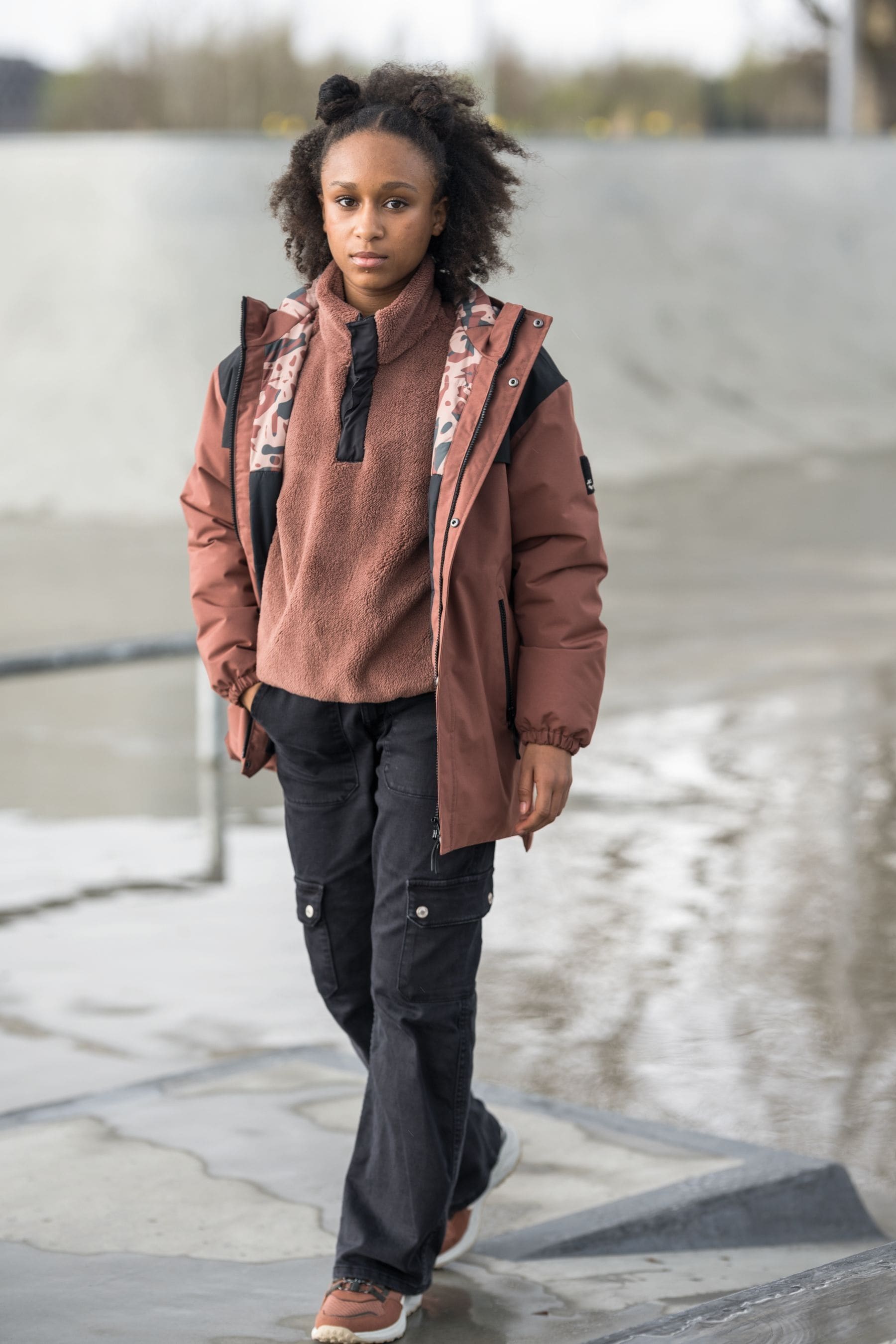 Half zip teddy jacket clearance