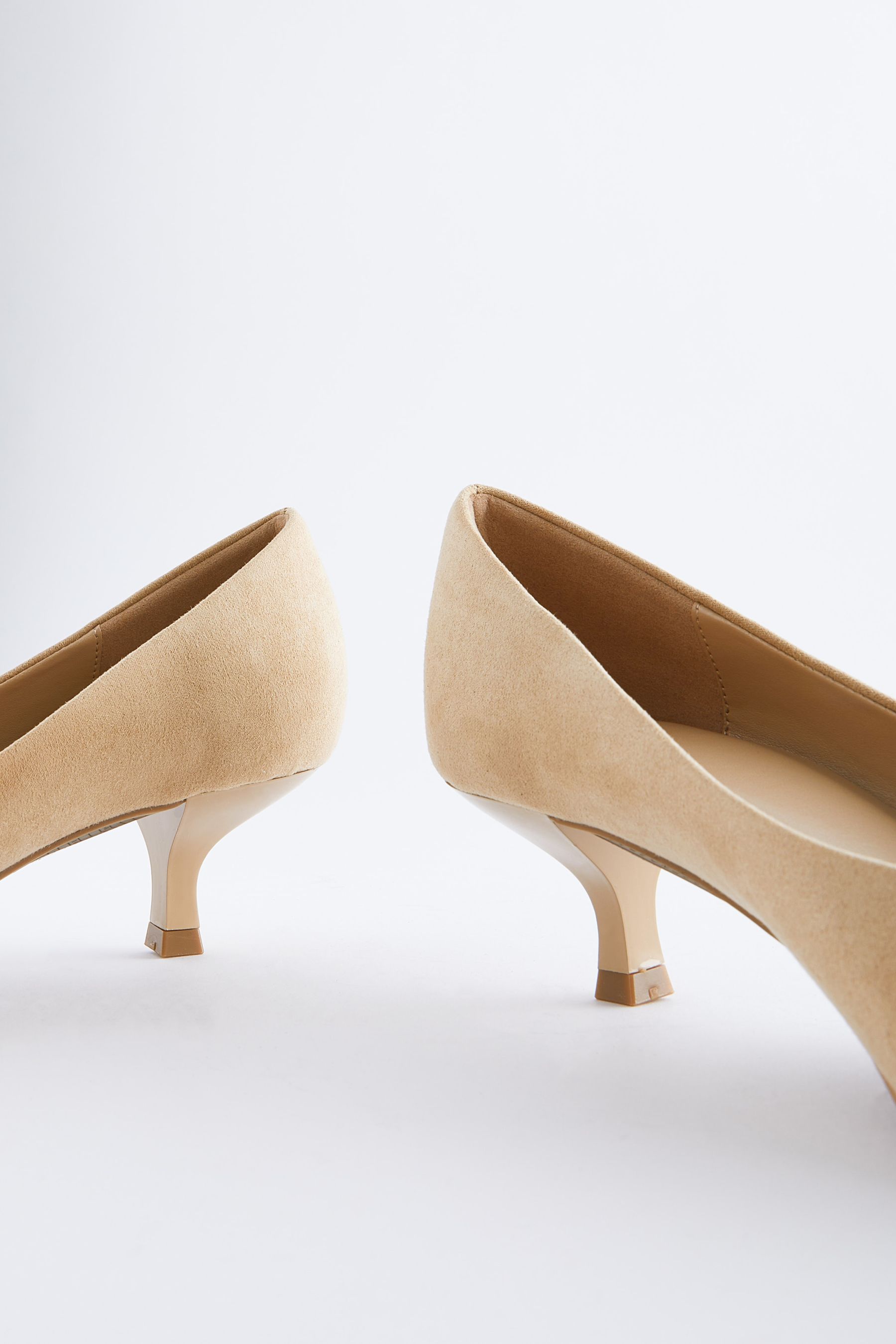 Camel kitten heel shoes outlet