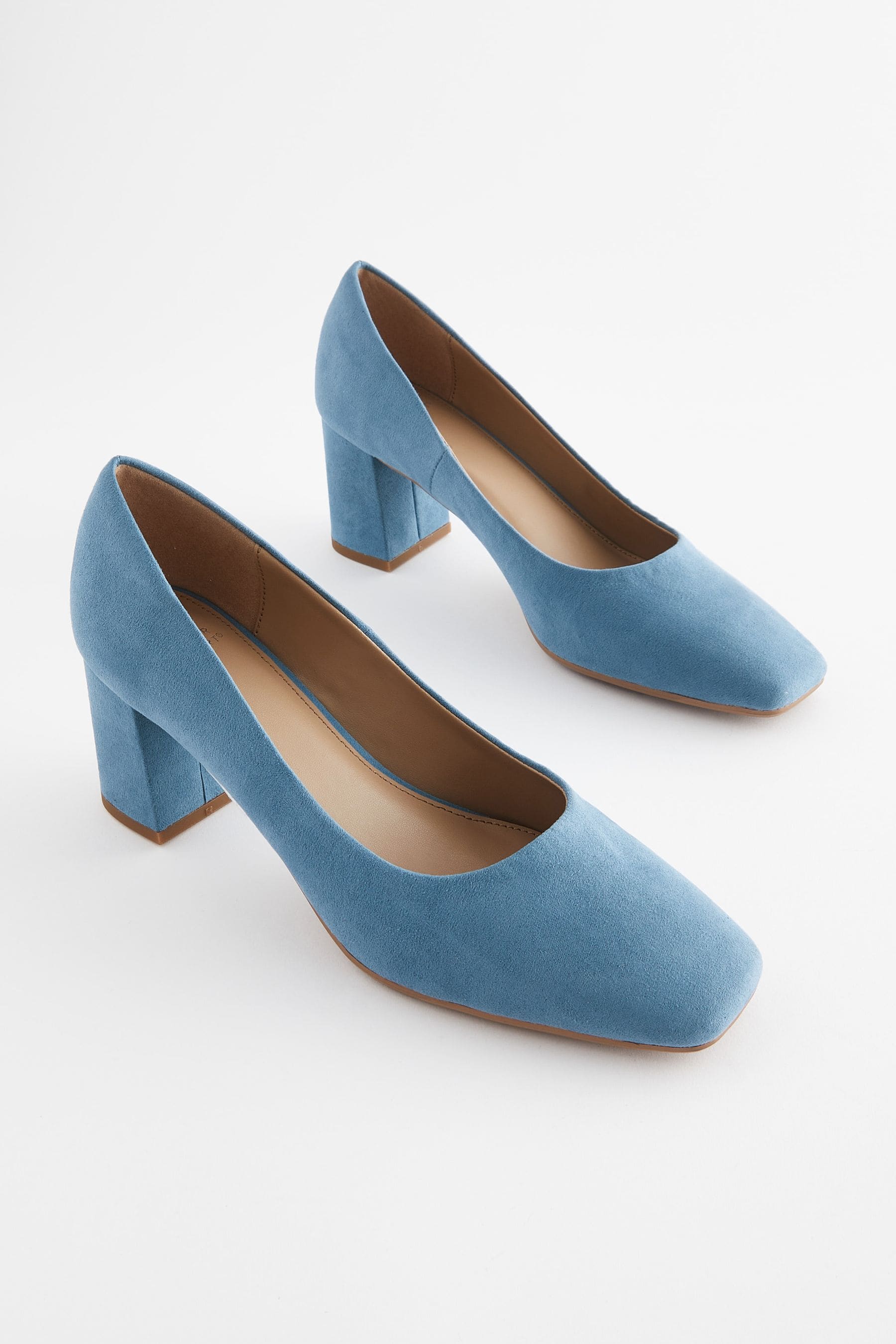 Blue court shoes wide fit online
