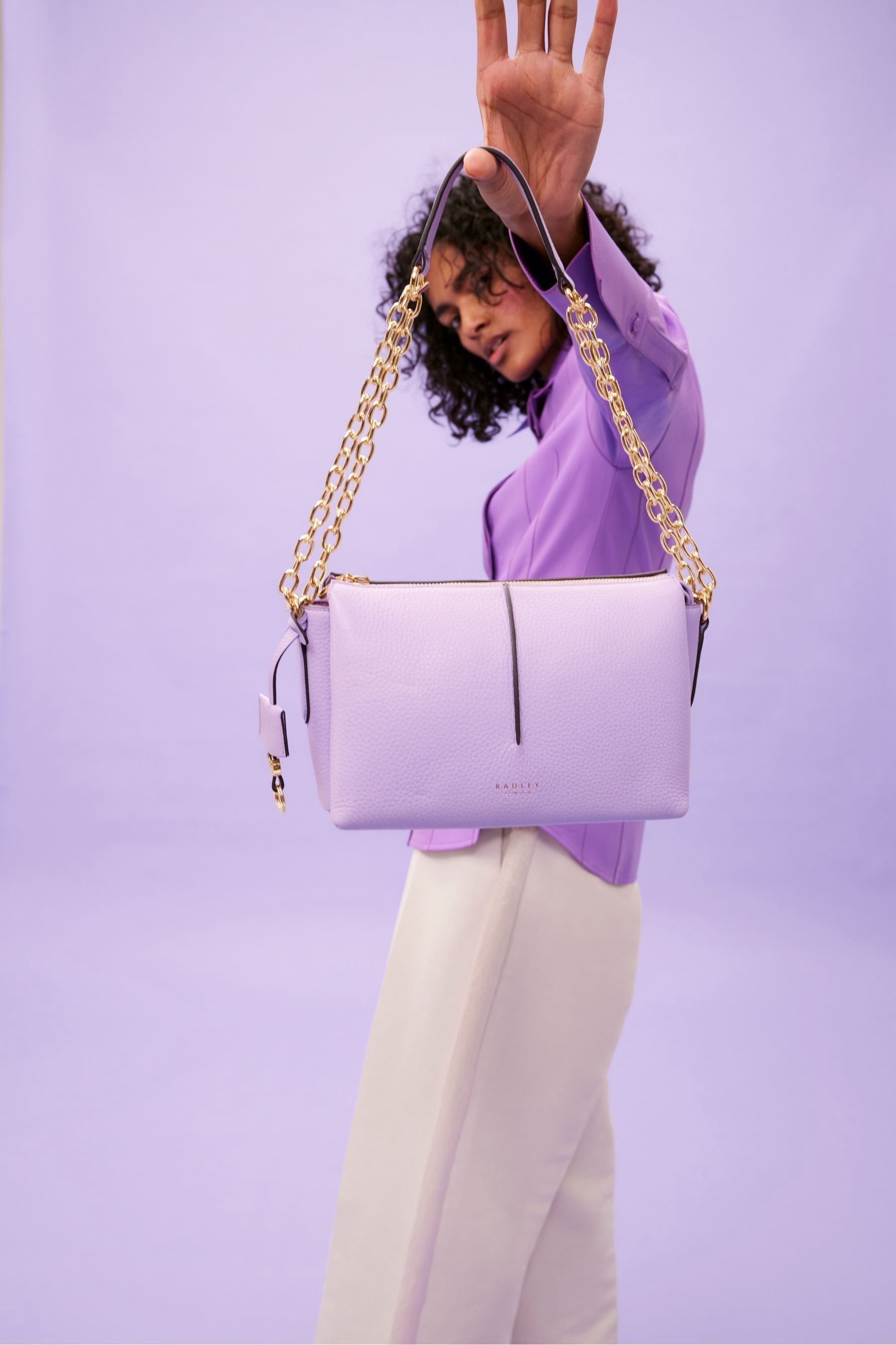 Purple radley bag best sale