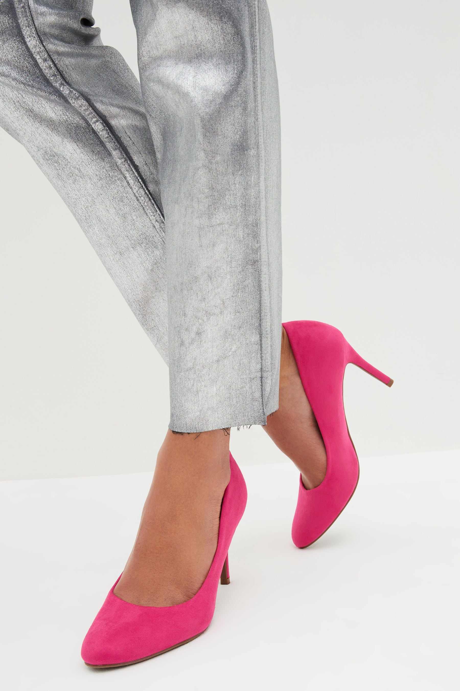 Fuschia pink court shoes uk outlet