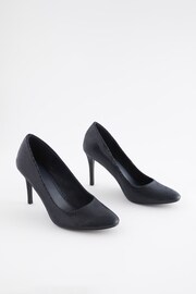 Navy Blue Regular/Wide Fit Forever Comfort® Round Toe Court Shoes - Image 3 of 7