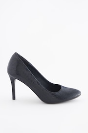 Navy Blue Regular/Wide Fit Forever Comfort® Round Toe Court Shoes - Image 4 of 7