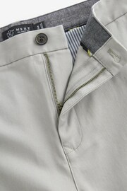 Mid Grey Relaxed Fit Stretch Chino Trousers - Image 4 of 5