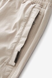 Ecru White Regular Tapered Stretch Utility Cargo Trousers - Image 9 of 10