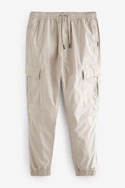 Ecru White Regular Tapered Stretch Utility Cargo Trousers - Image 7 of 10