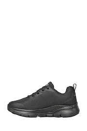 Skechers Black Work Arch Fit Slip Resistant Womens Trainers - Image 2 of 5
