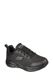 Skechers Black Work Arch Fit Slip Resistant Womens Trainers - Image 3 of 5