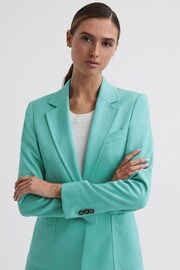 Reiss Green Ember Tailored Single Breasted Blazer - Image 3 of 6