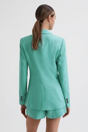 Reiss Green Ember Tailored Single Breasted Blazer - Image 4 of 6