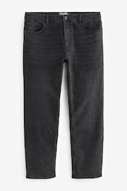 Black Straight Fit Essential Stretch Jeans - Image 5 of 9