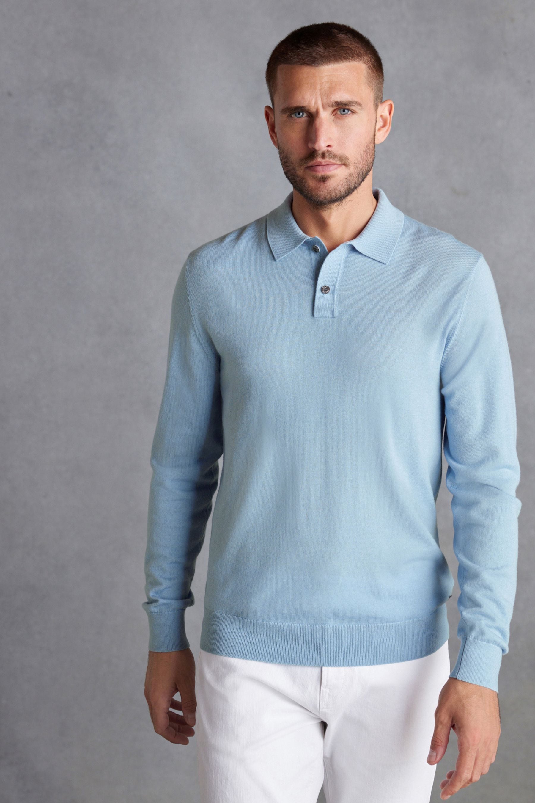 Next merino wool polo store