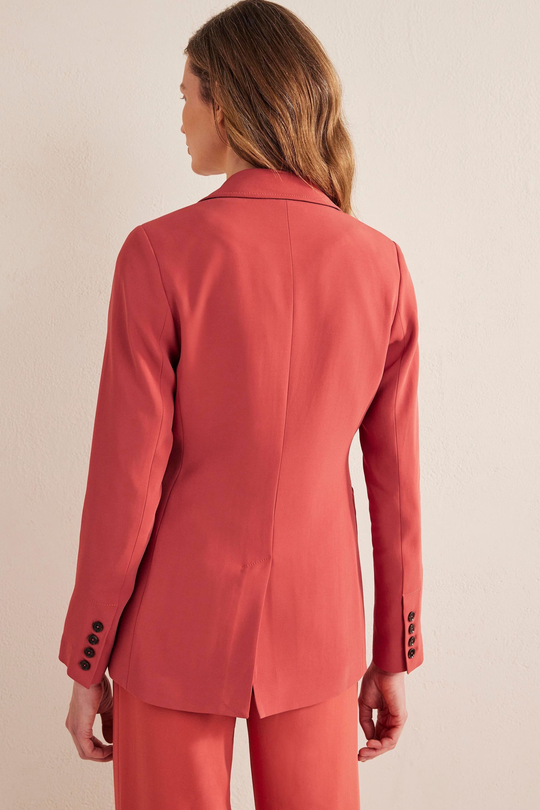 Boden red blazer outlet