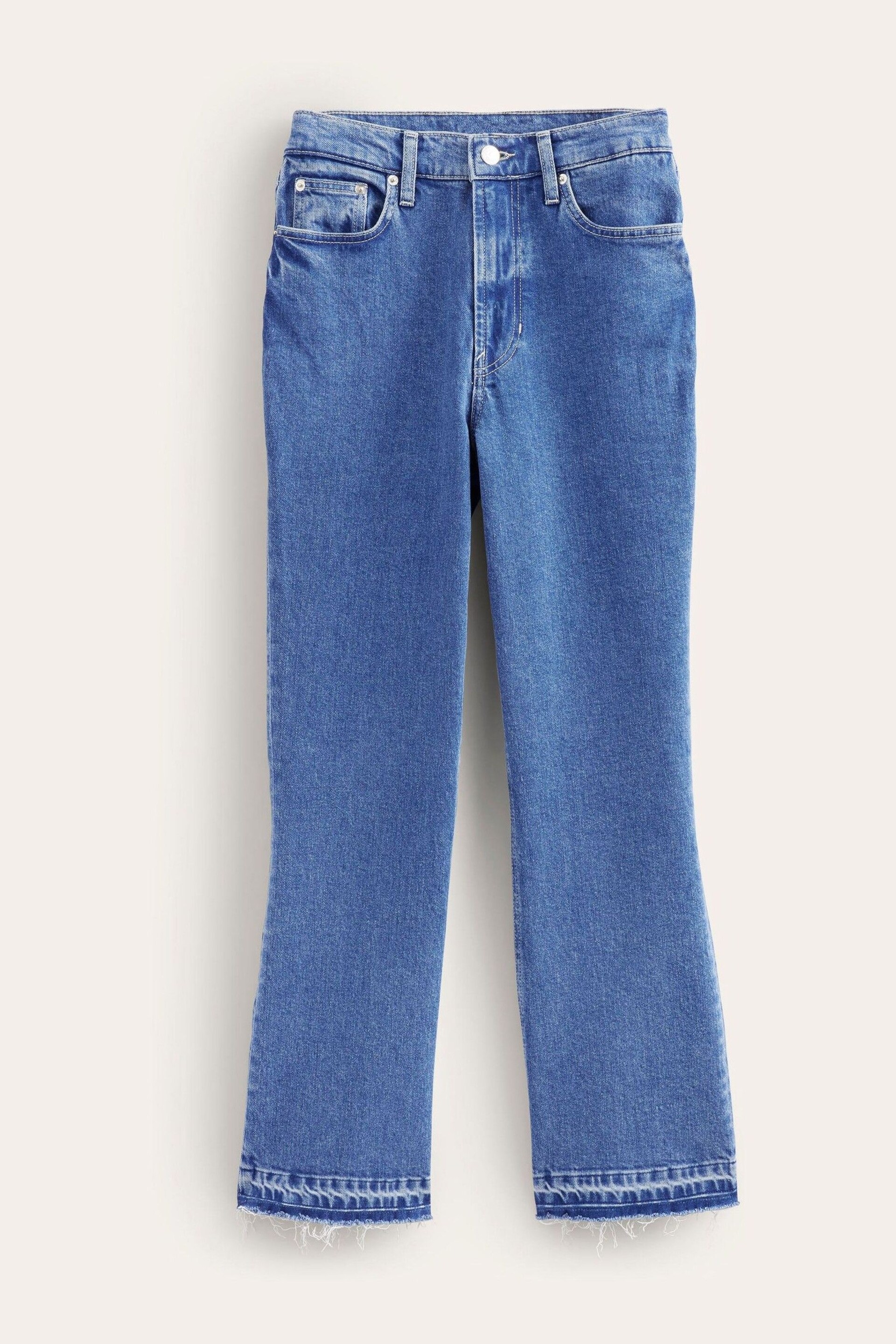 Boden Blue Baby Mid Rise Kick Jeans - Image 6 of 6