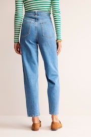 Boden Blue High Rise Tapered Jeans - Image 2 of 5