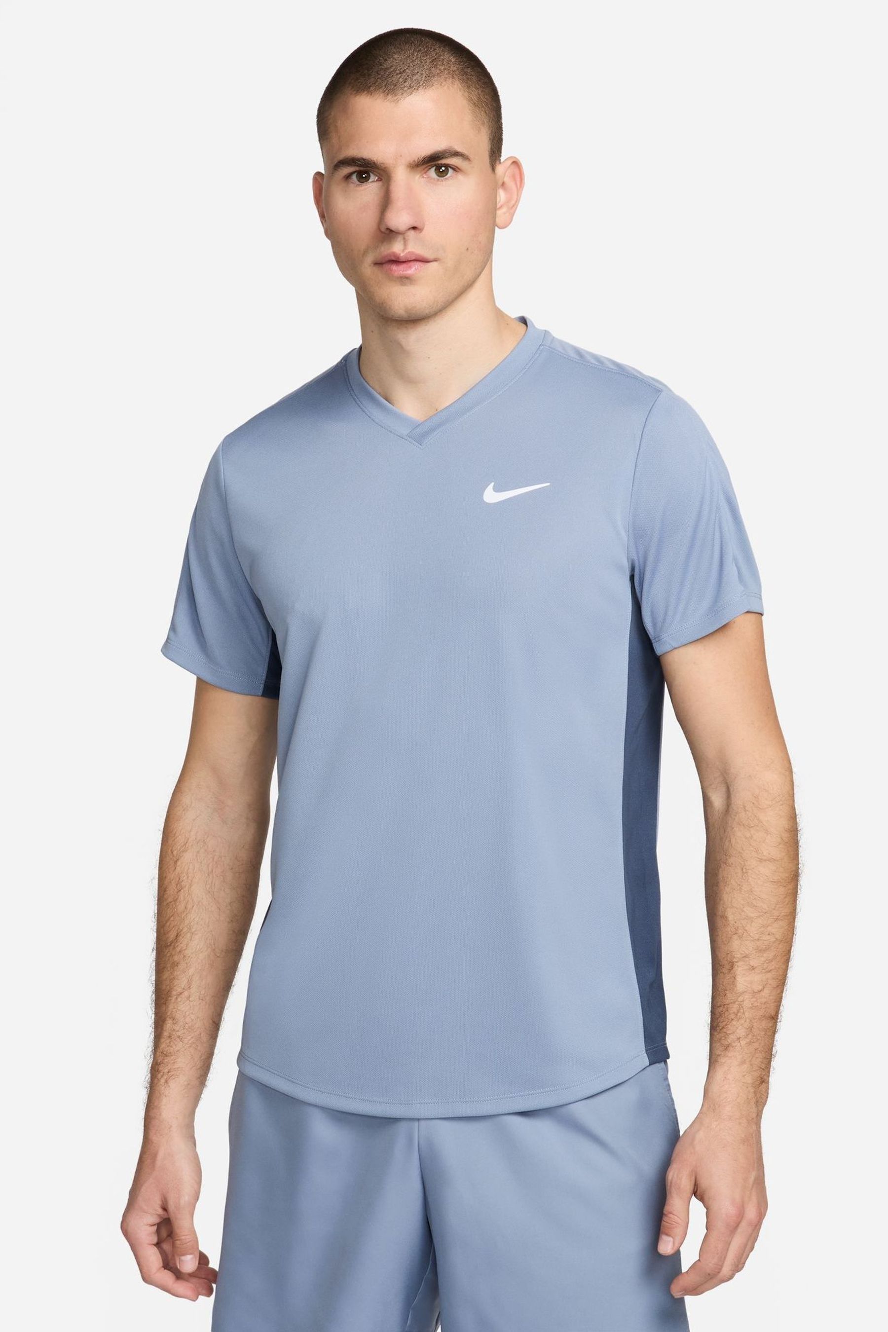 Nike navy dri fit shirt top