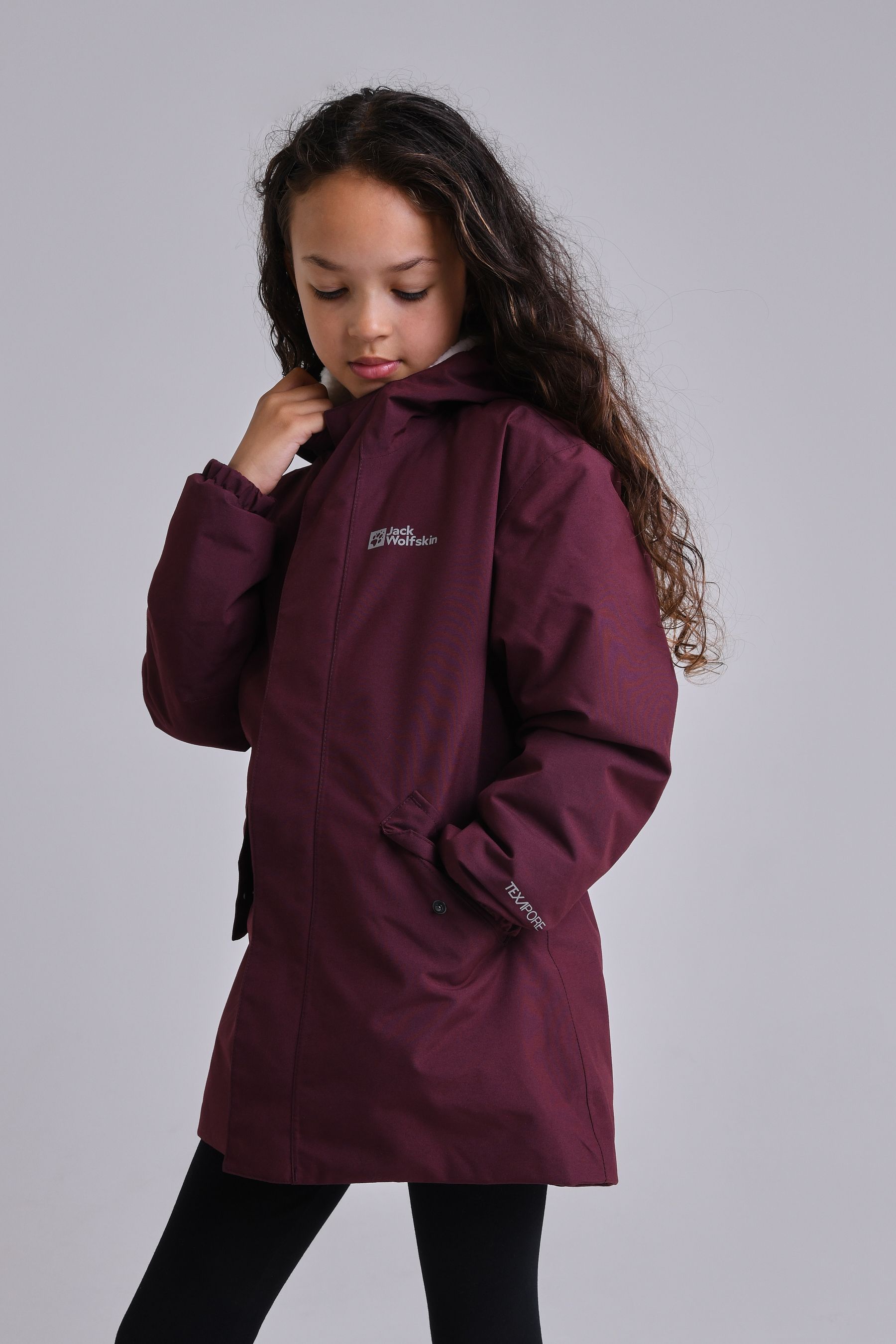 Buy Jack Wolfskin Purple Cosy Bear Jacket from Next Luxembourg