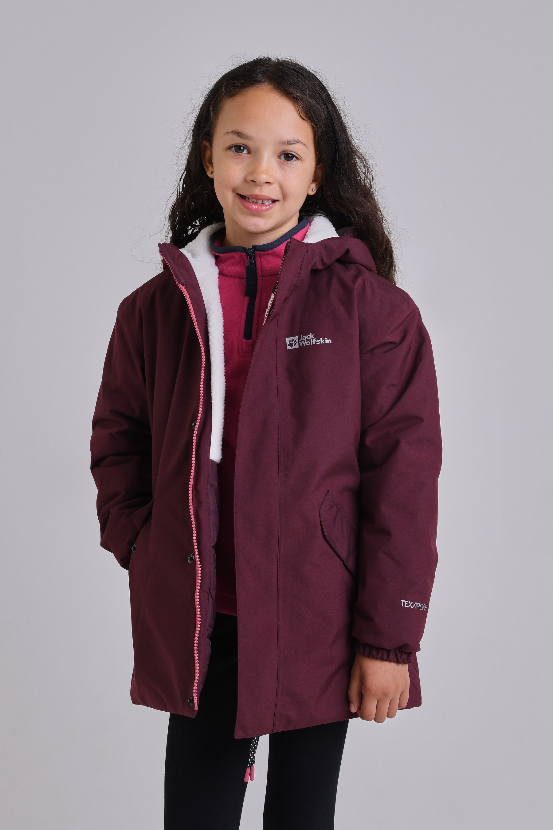 Buy Jack Wolfskin Purple Cosy Bear Jacket from Next Luxembourg