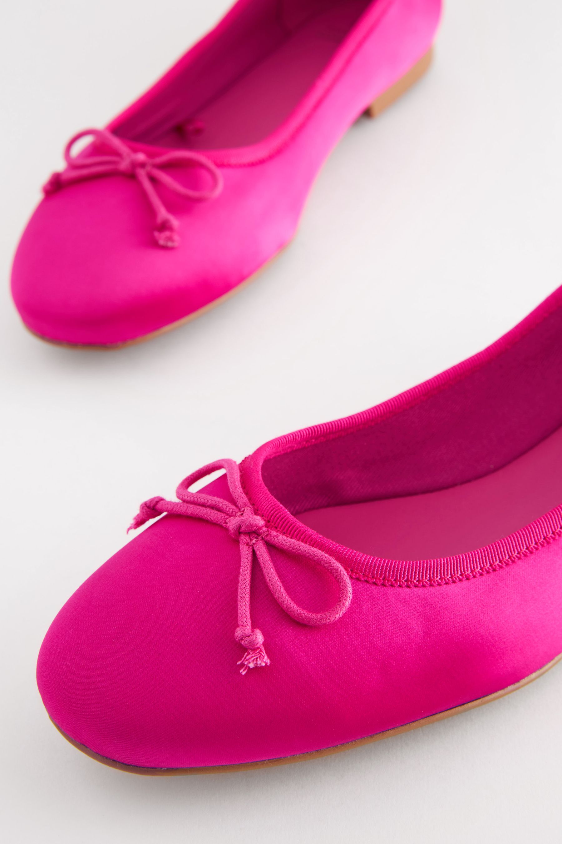 Buy Bright Pink Regular Wide Fit Forever Comfort Ballerina Shoes from Next Austria