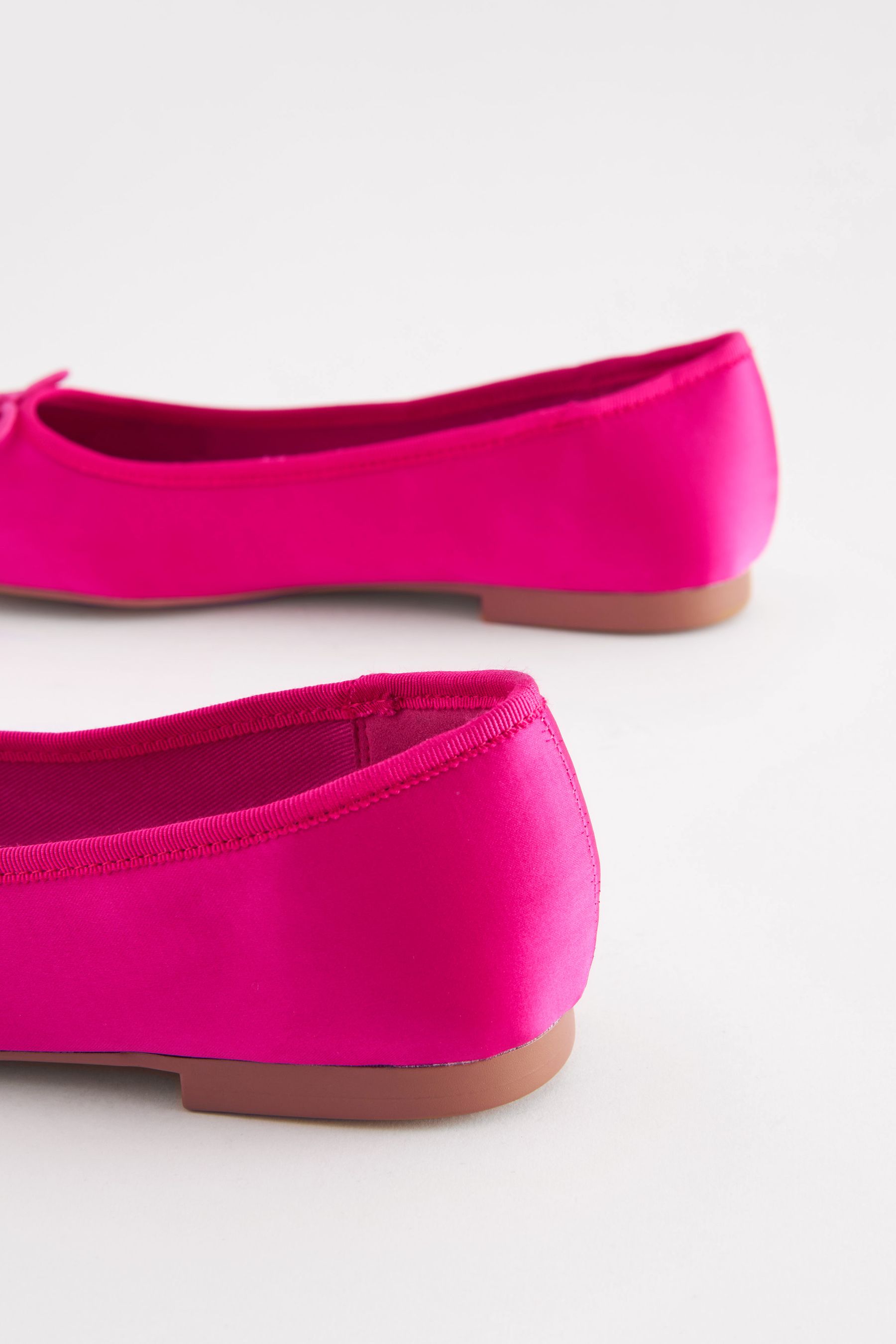 Buy Bright Pink Regular Wide Fit Forever Comfort Ballerina Shoes from Next Luxembourg