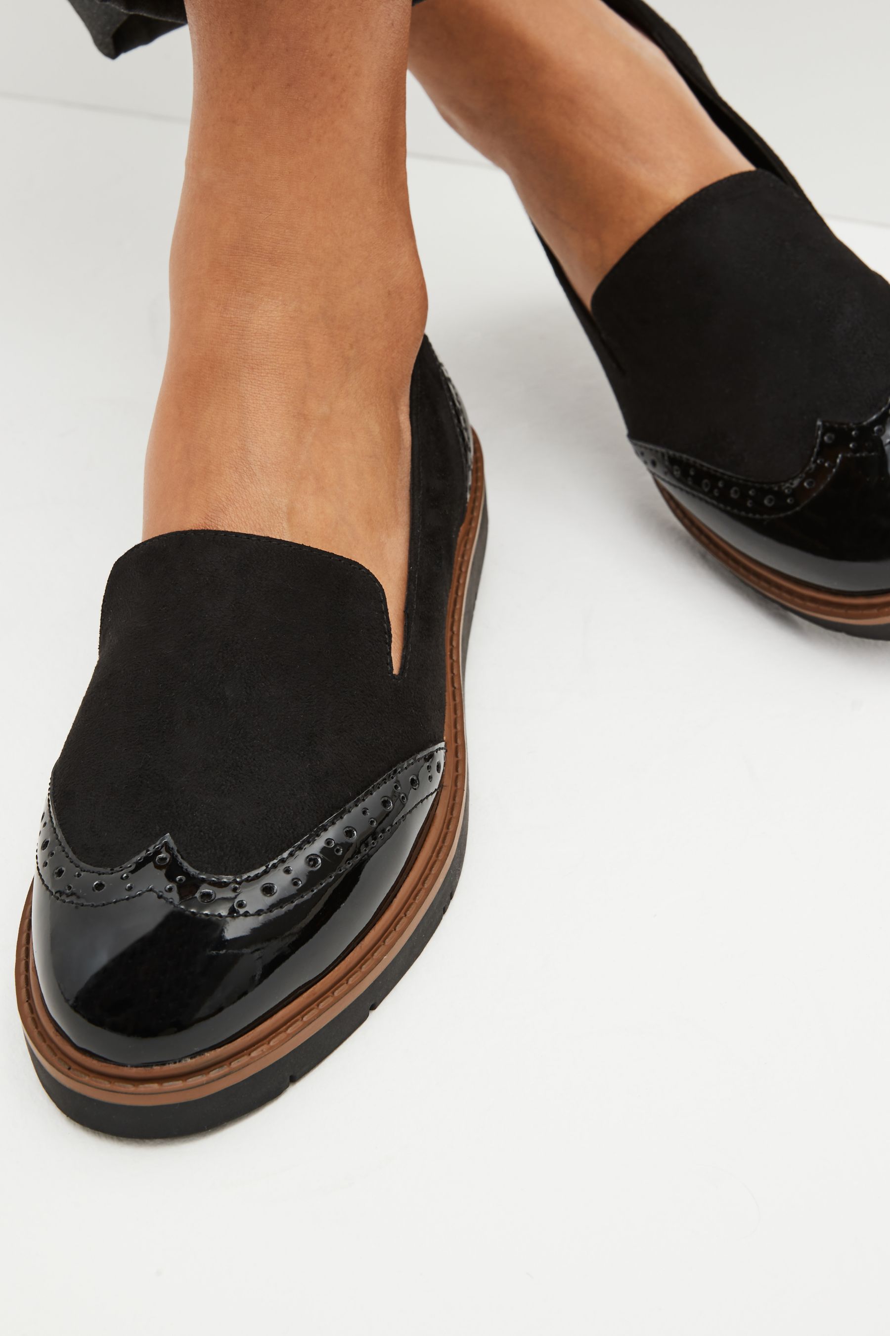 Chunky sole loafers womens hot sale