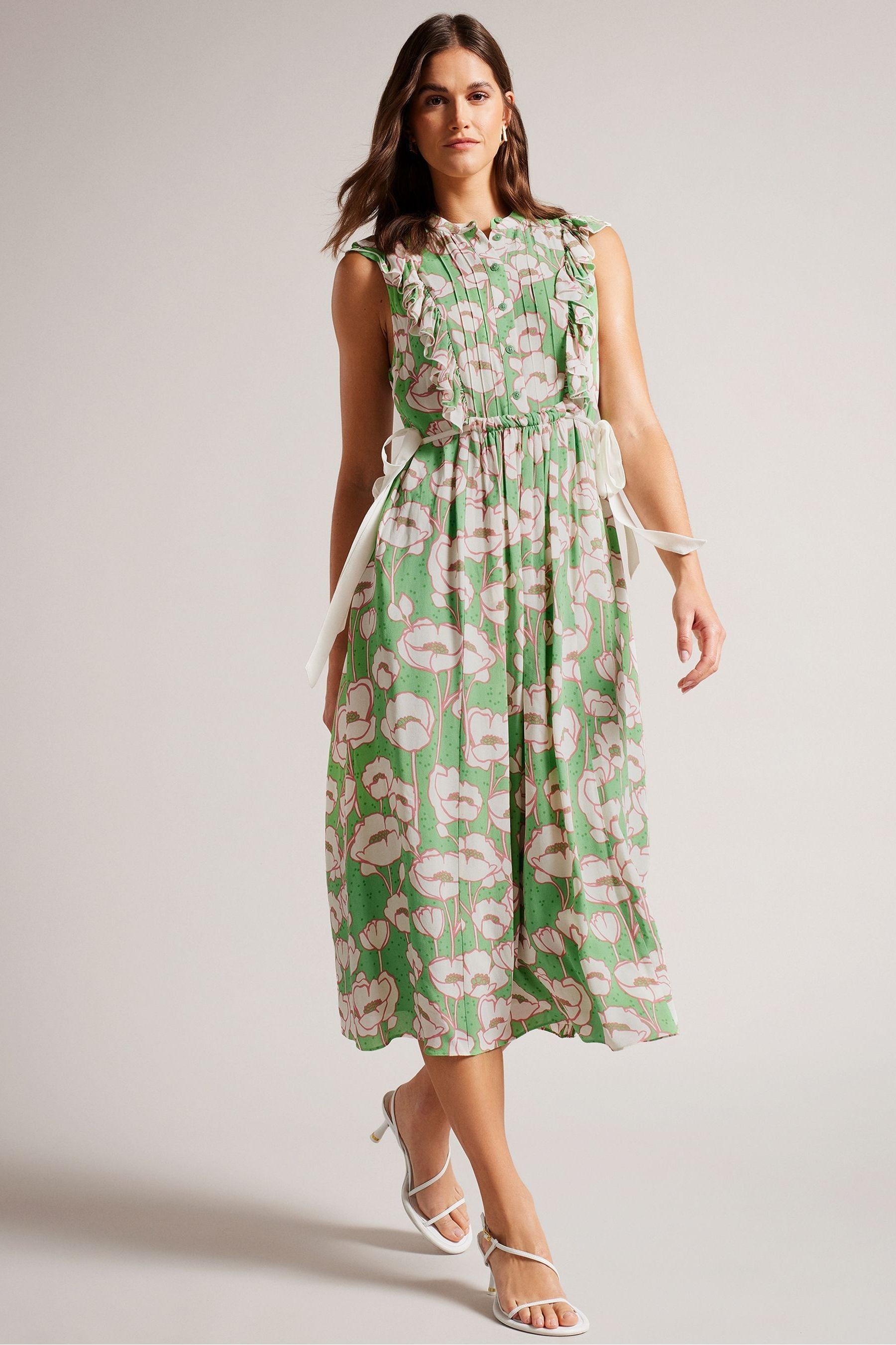 Ted baker light green dress online