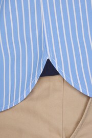 Raging Bull Blue Classic Long Sleeve Stripe Shirt - Image 5 of 8
