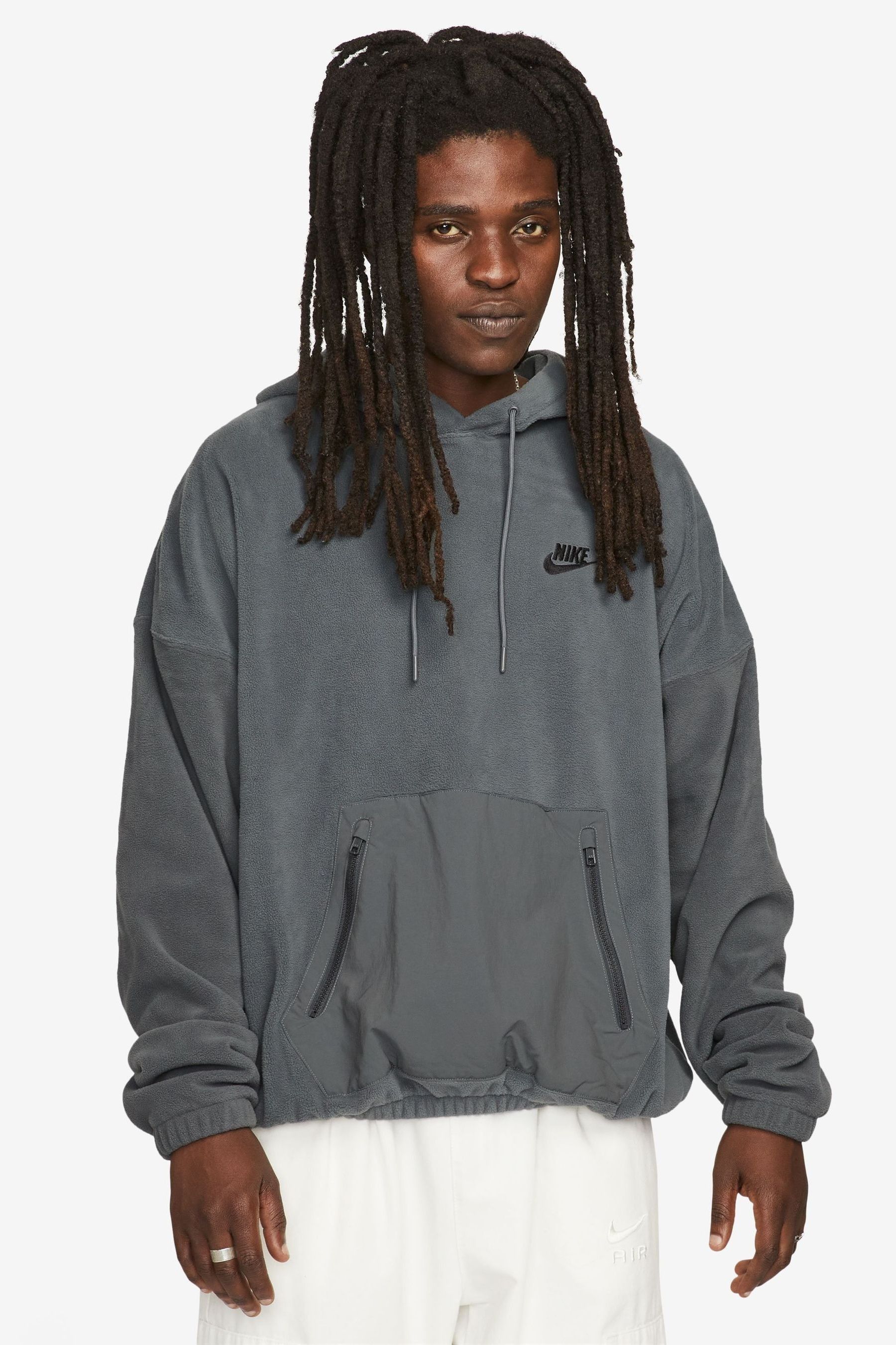 Nike grey club hoodie hotsell