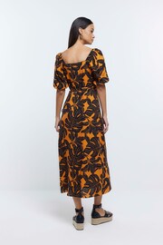 River Island Orange Wrap Dress - Image 2 of 6