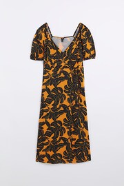 River Island Orange Wrap Dress - Image 5 of 6