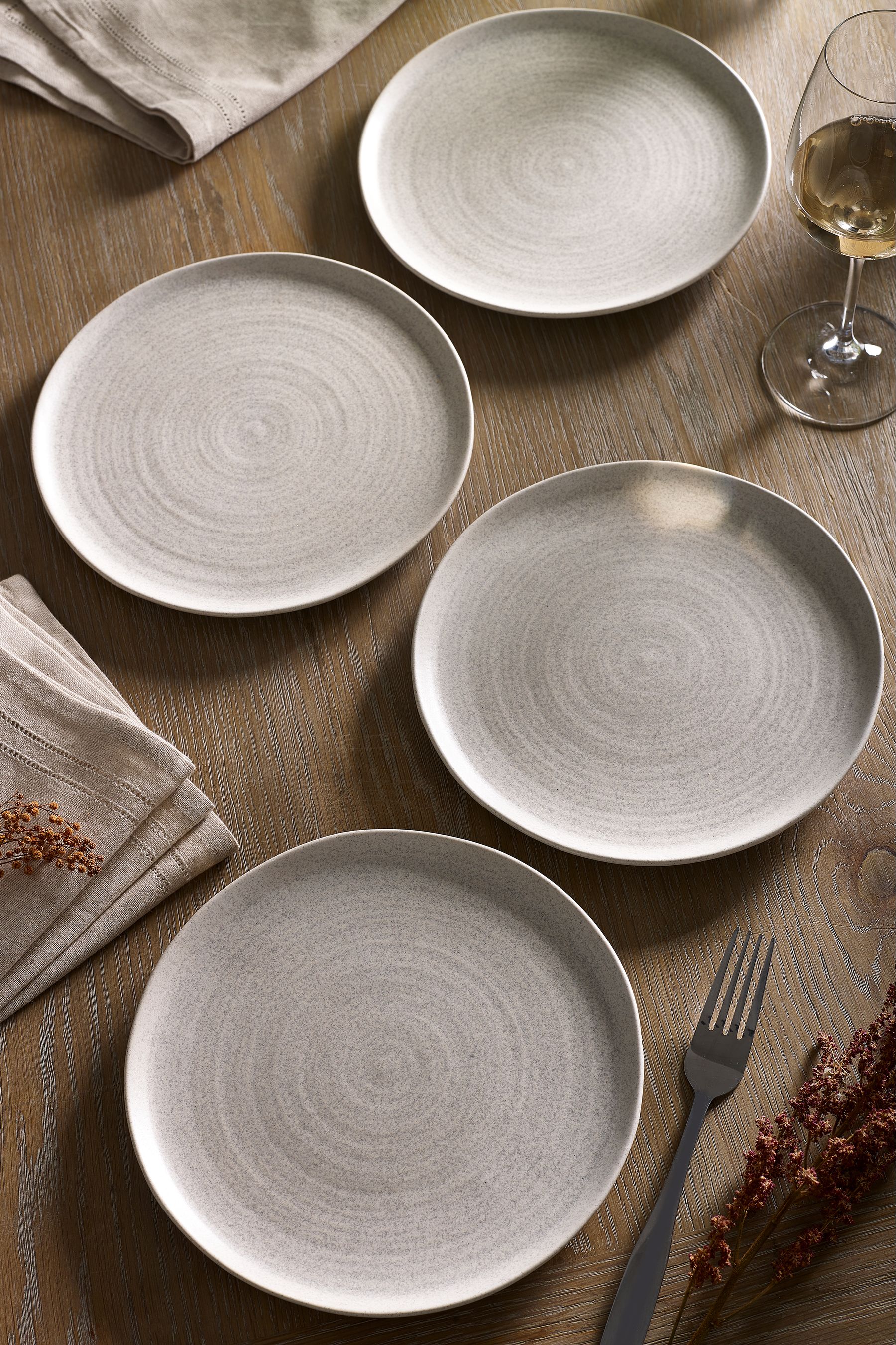 Stone plate set top