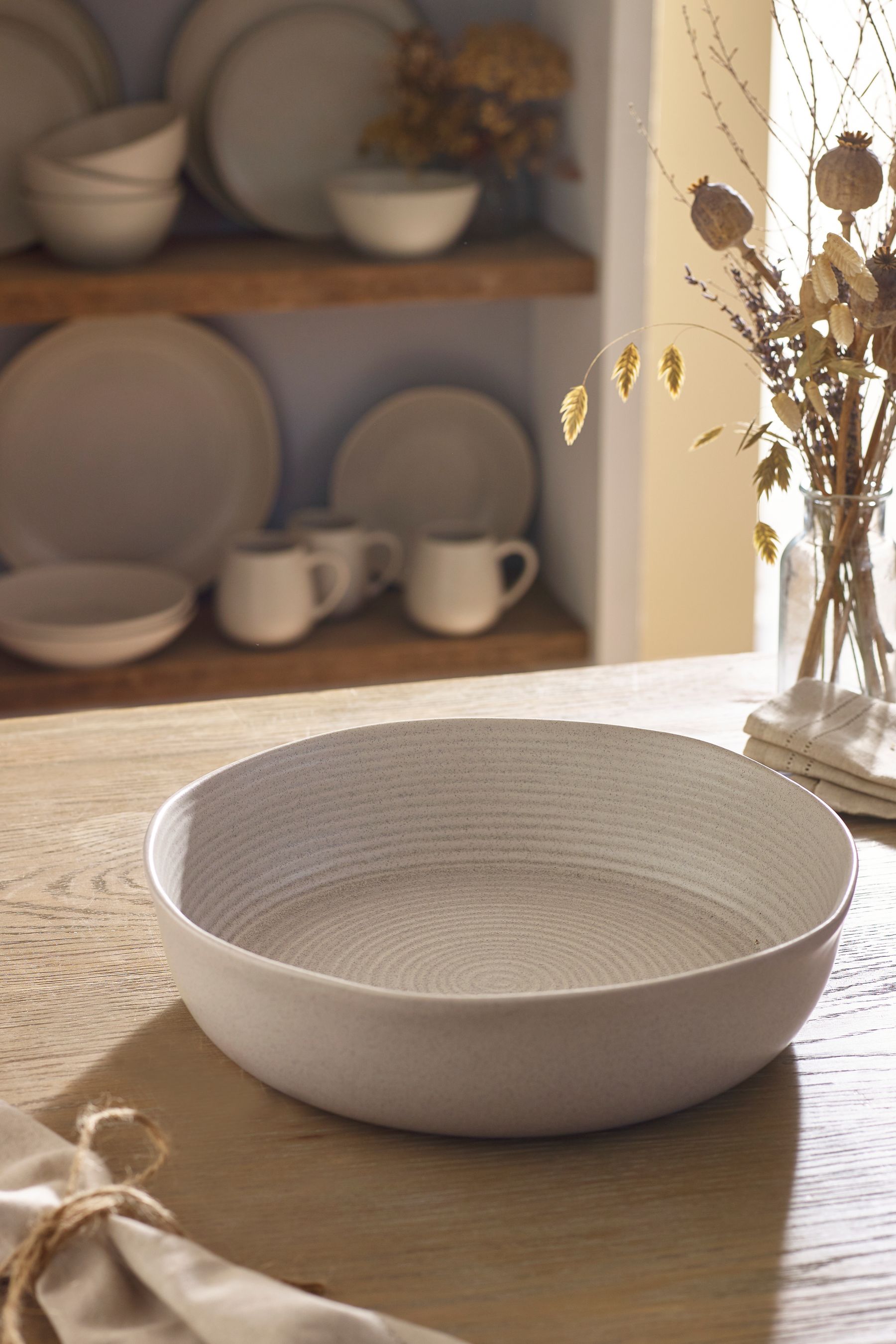 Buy Natural Kya Stone Serve Bowl from the Next UK online shop