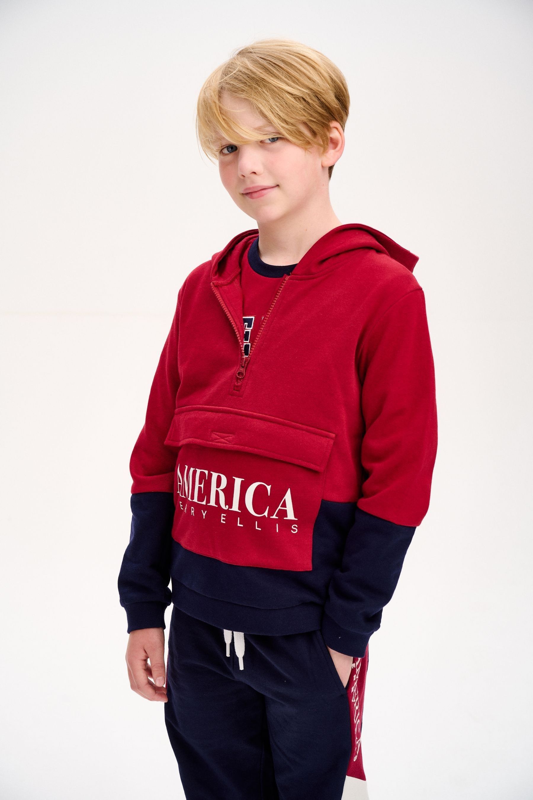 Next red hoodie best sale
