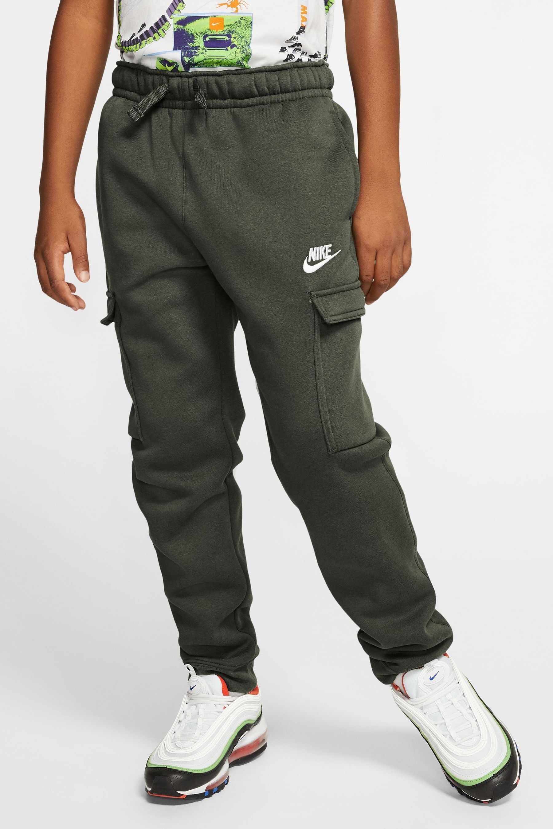 Buy Nike Khaki Green Cargo Joggers from Next Luxembourg