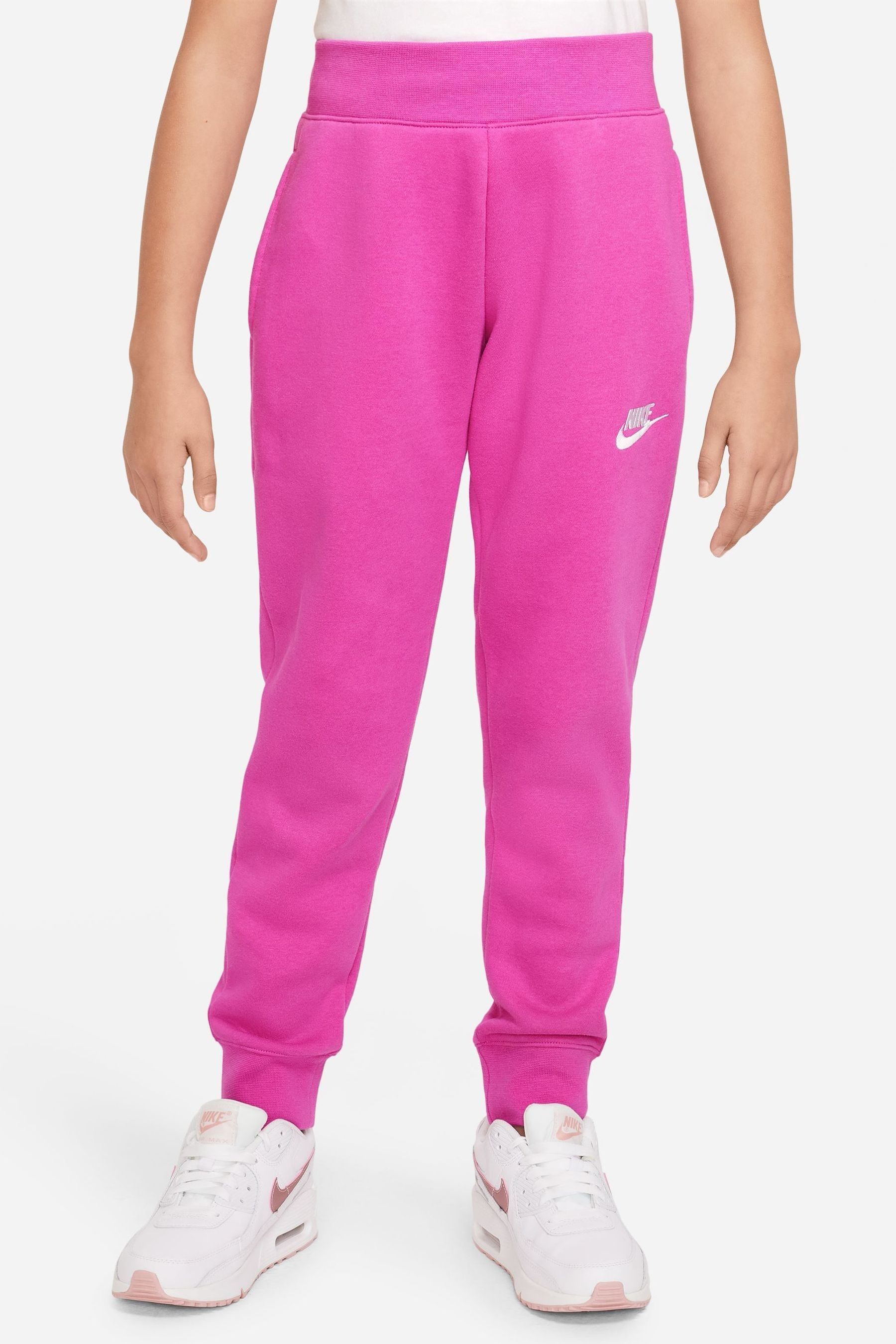 Nike club fleece joggers pink 2025