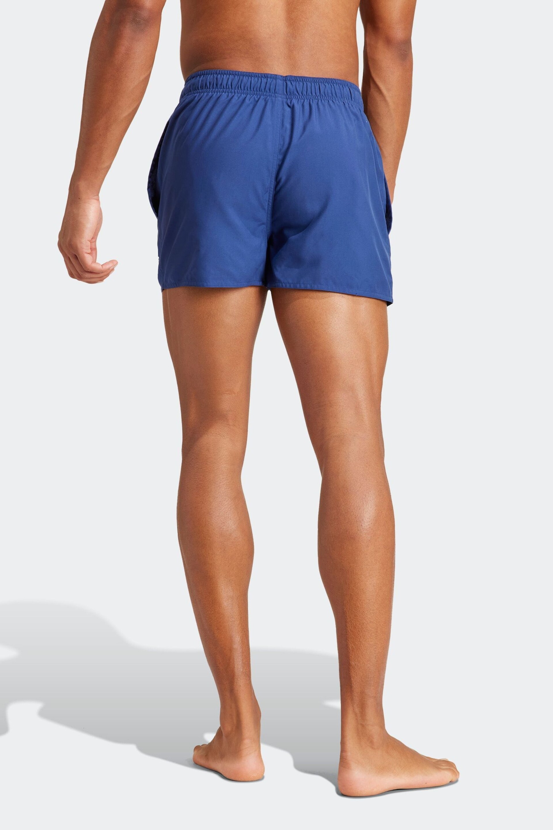 adidas Blue Essentials Logo Clx Shorts - Image 3 of 7