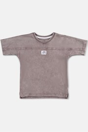 Angel & Rocket Grey Evan Acid Wash T-Shirt - Image 3 of 5