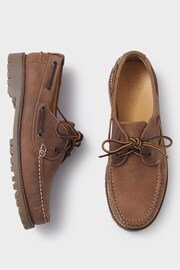 Crew Clothing Leo Leather Chunky Deck Shoes - Image 3 of 4