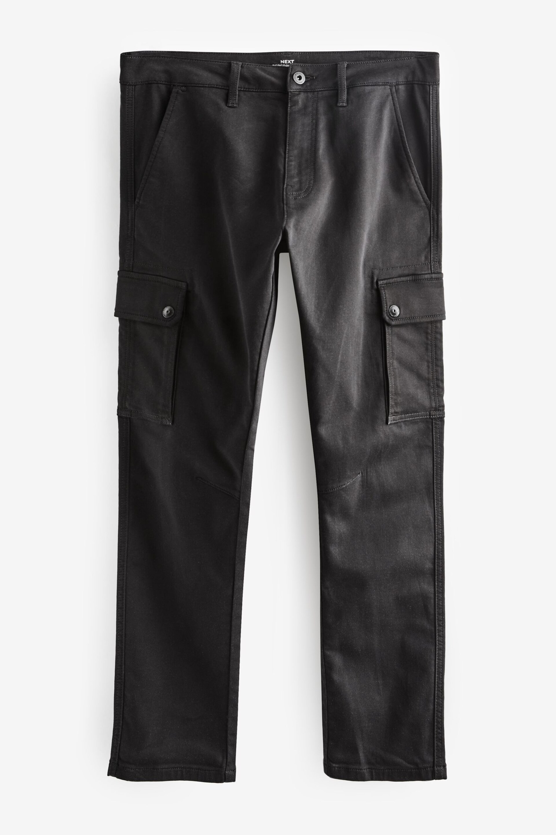 Black Motionflex Cargo Trousers - Image 8 of 10