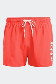 adidas Red Essentials Logo Clx Shorts - Image 1 of 5