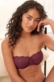 Plum Purple/Green Non Pad Strapless Bras 2 Pack - Image 4 of 14