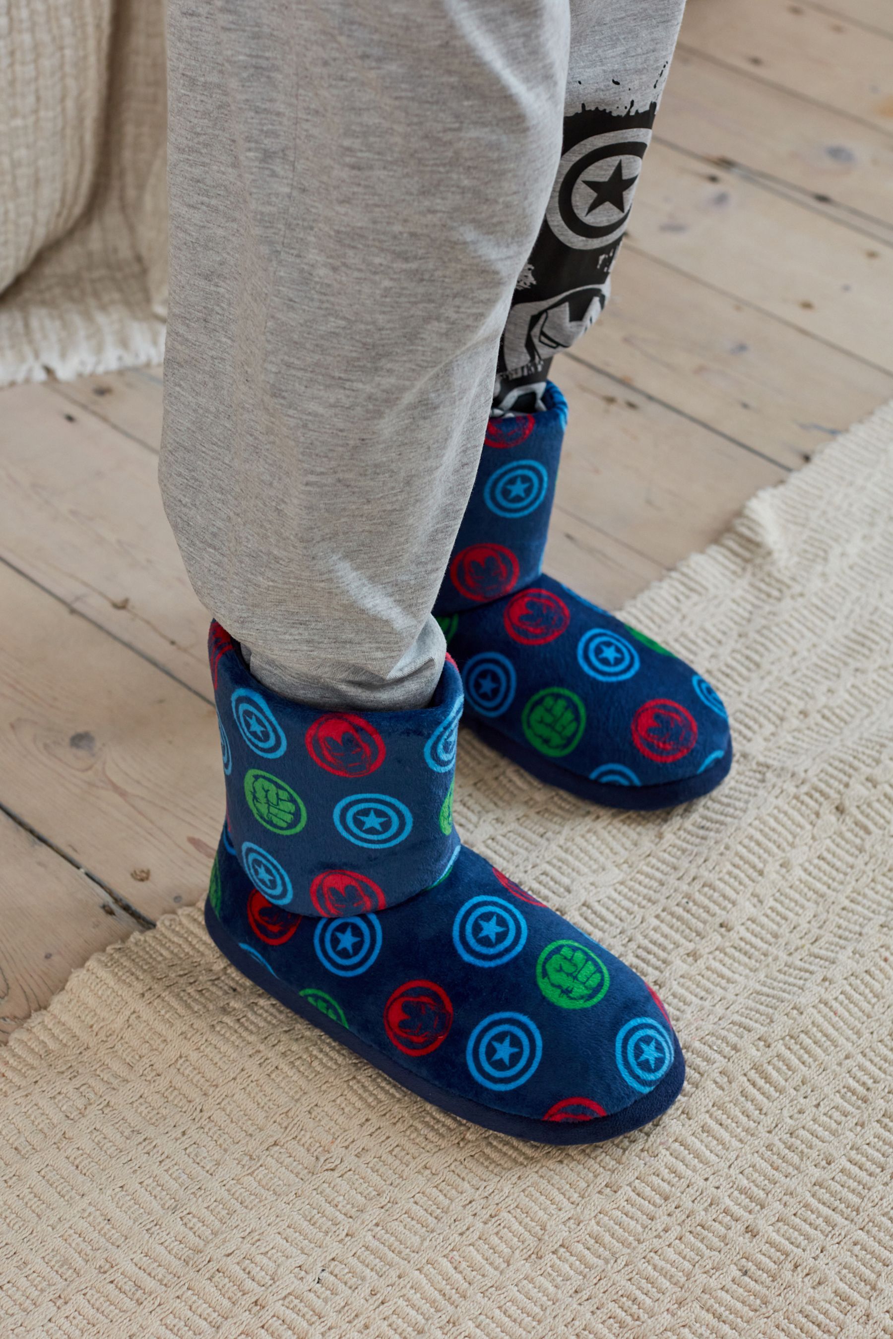 Mens marvel slipper boots online