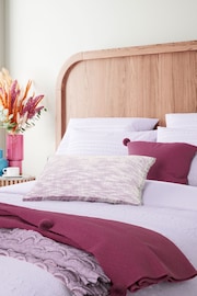 Helena Springfield Pink Ruffled Stripe Duvet Cover and Pillowcase Set - Image 2 of 4