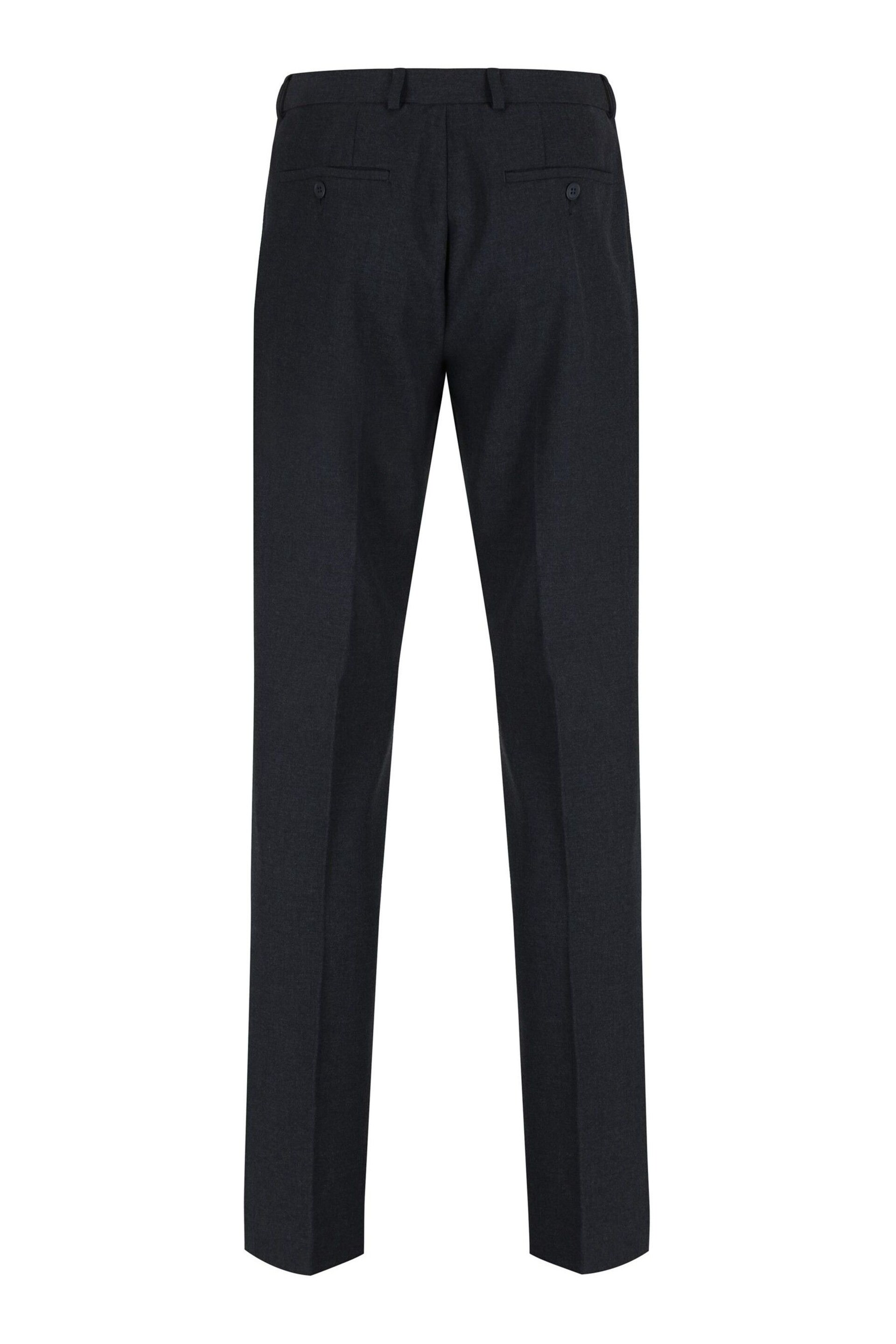 Trutex Senior Boys Grey Slim Leg School Trousers - Image 2 of 3