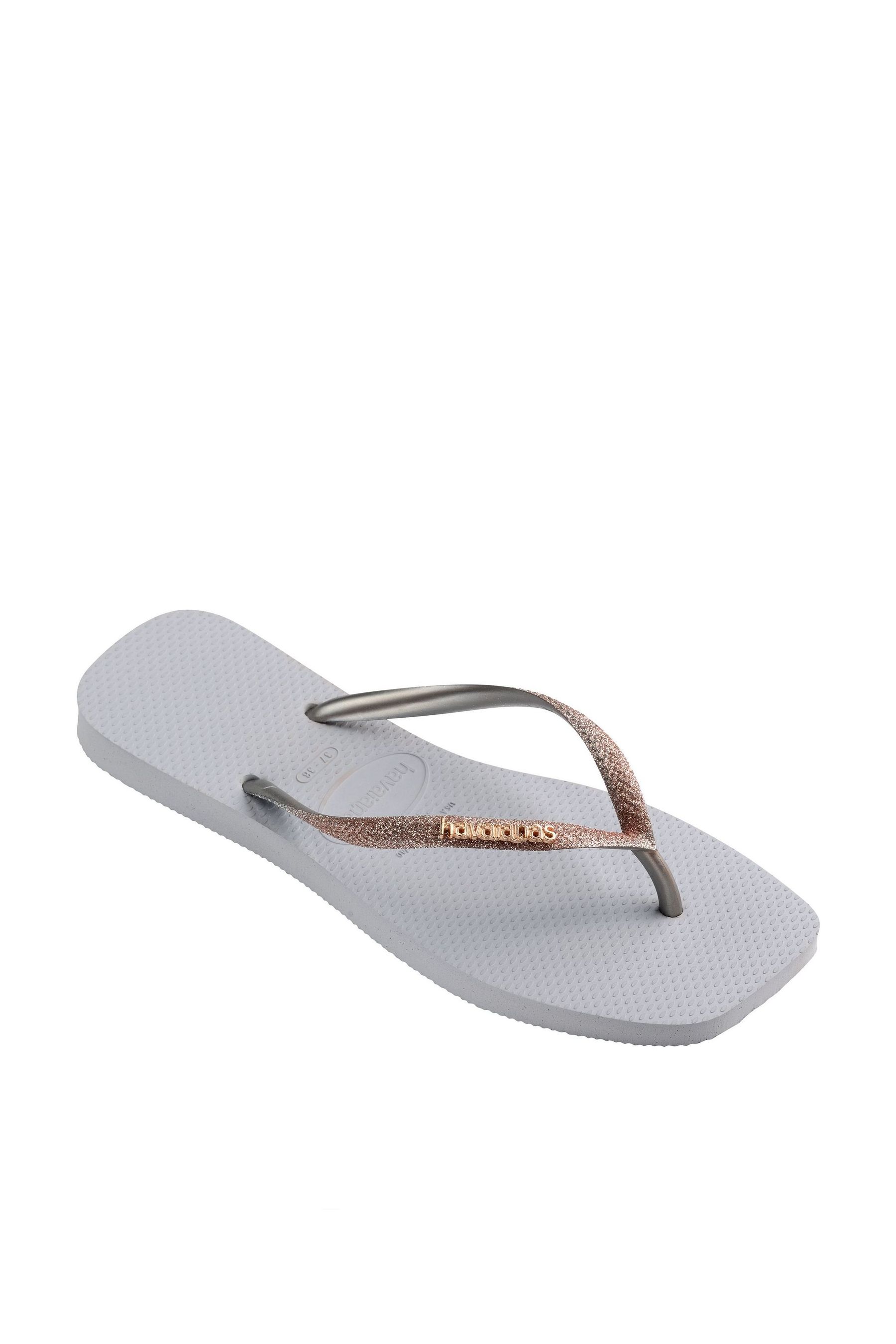 Havaianas glitter flip flops hot sale