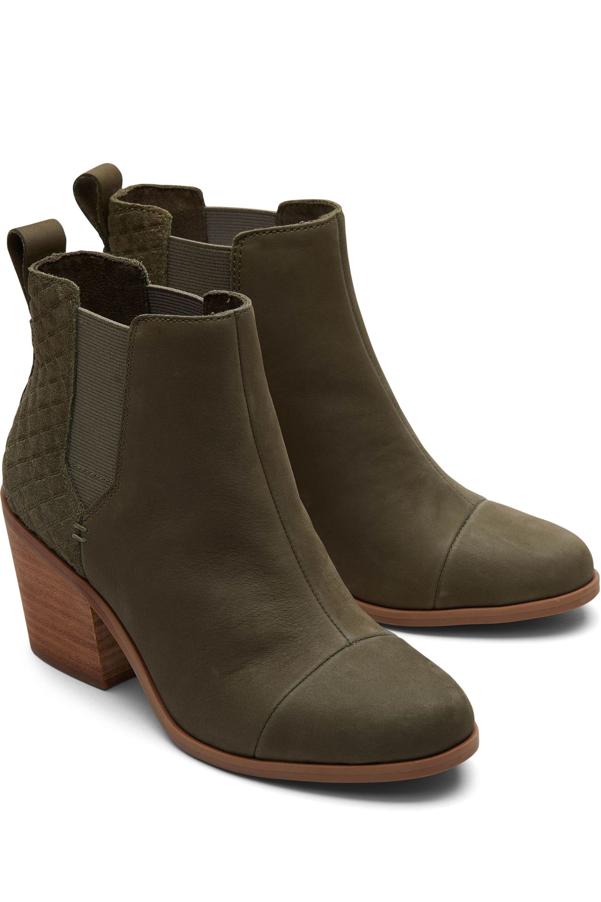 TOMS Everly Cutout Leather Boots - Image 3 of 5