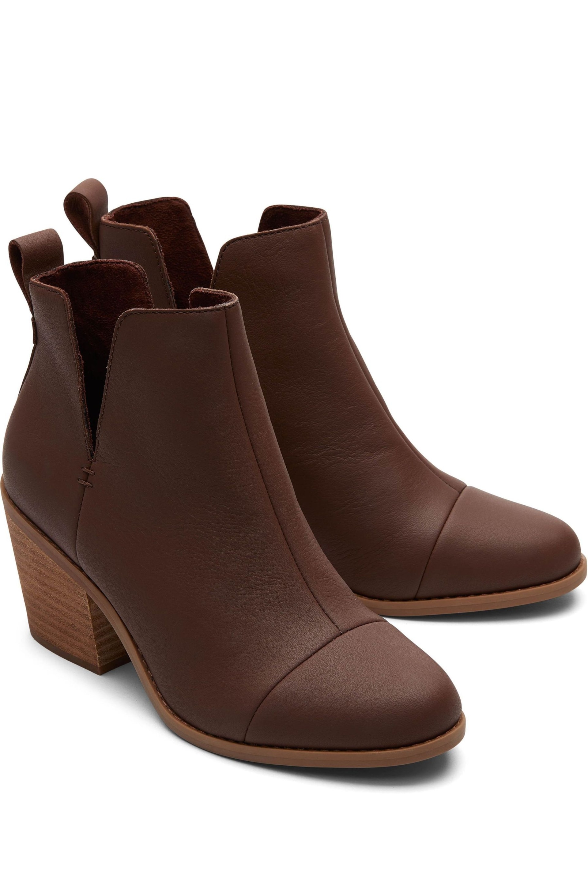 TOMS Everly Cutout Leather Boots - Image 2 of 5