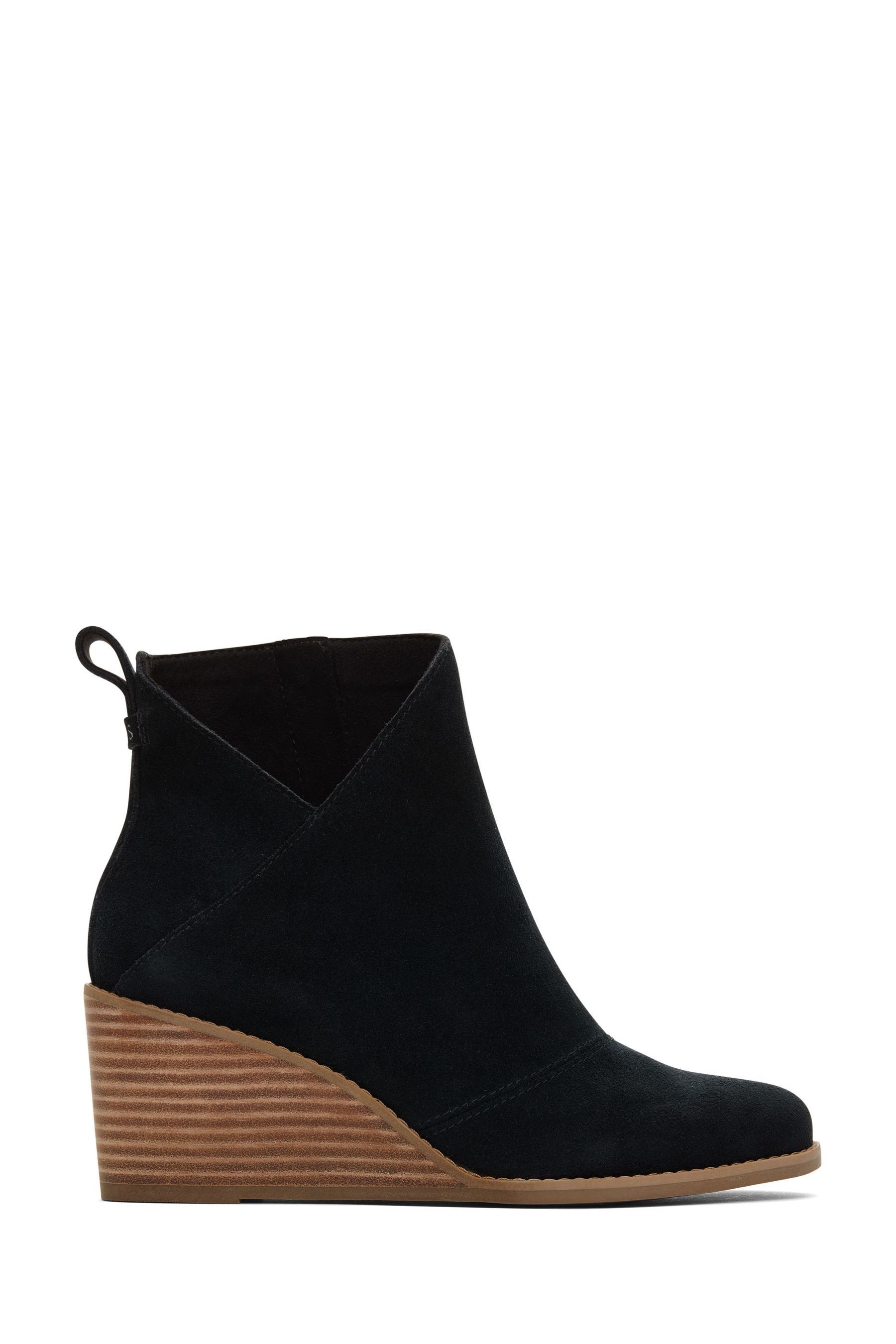 Buy TOMS Sutton Suede Wedge Boots from Next Luxembourg